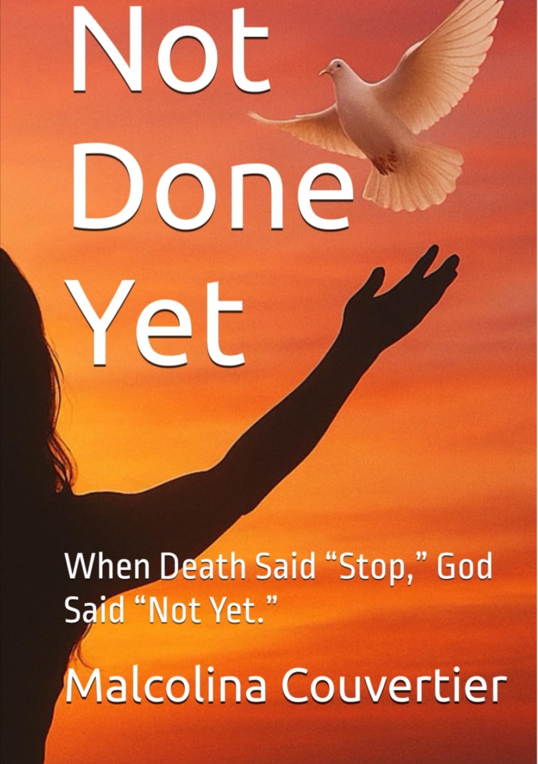 Not Done Yet book cover by Malcolina Couvertier